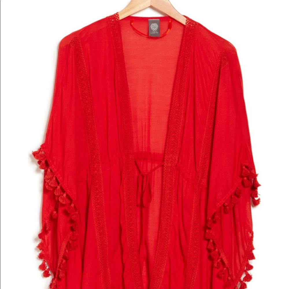 Vince Camuto Swim Cover Up Coverup Orange